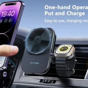 MagCharge Duo S15 – מטען אלחוטי מגנטי 2 ב-1 עם קירור לאייפון ול-Apple Watch, תמונה 3